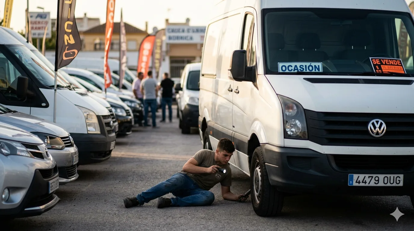 Mercado de furgonetas de segunda mano en España