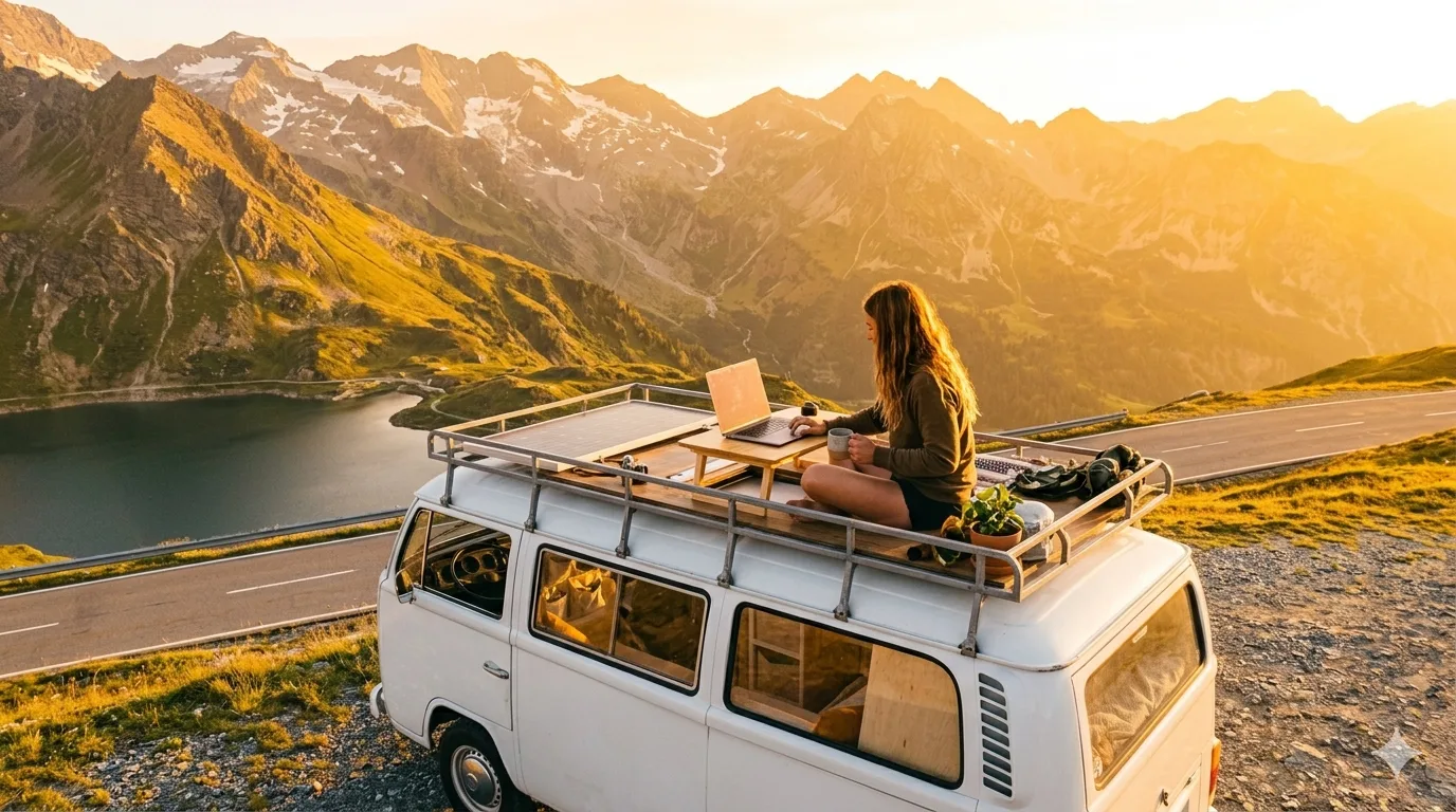 Trabajar desde la furgoneta: guía del nómada digital
